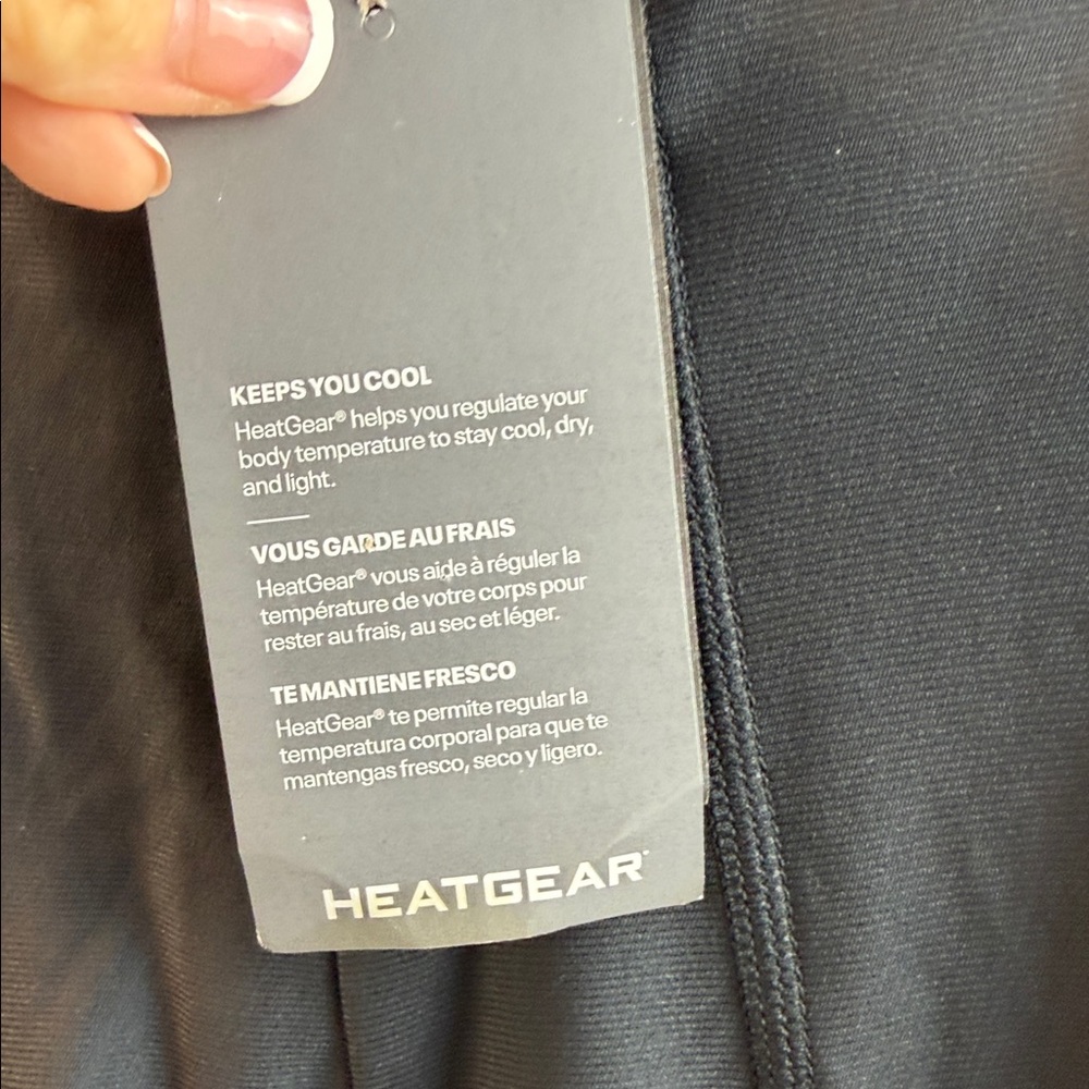 NWT Under Armour Black Athletic Tights - Picture 5 of 10